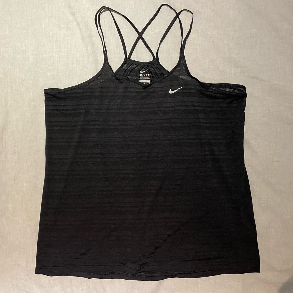 Nike dri-fit blank tank top, Large
